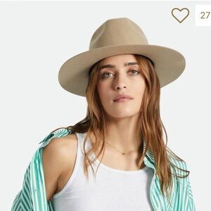 NWOT - Brixton Cohen Cowboy Hat, Dove Color